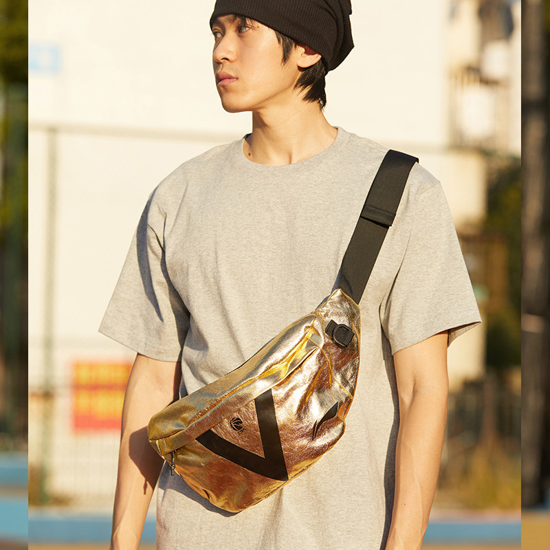 Li Ning CBA Sports Waist Bag 2022 All-Star Sponsored Edition Shoulder Bag Large Capacity Basketball Messenger Bag ABLR190