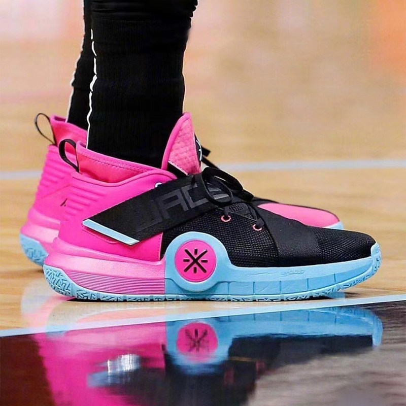 Li Ning Quancheng 7 basketball shoes men's Way of Wade South Coast Velcro sneakers ABAP101