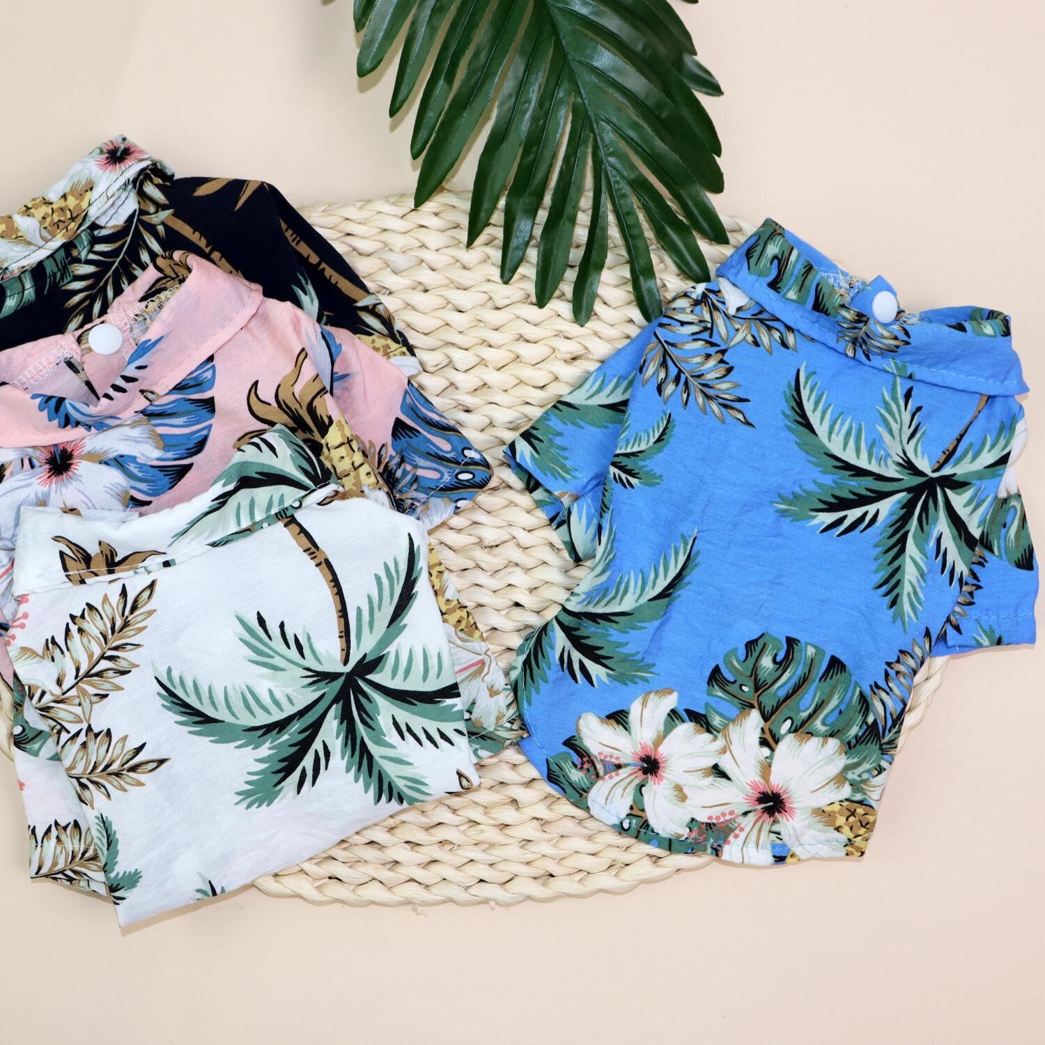 Spring and summer dog clothes, summer thin shirts, Teddy, Bichon, small dogs, cats and dogs, pet clothing