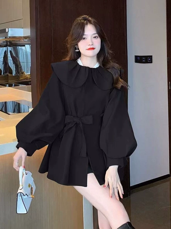 Flashlight, doll, spring autumn trench coat, jacket, Great Britain, slim fit
