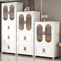 Baby wardrobe childrens storage cabinet toy feeding table living room tableware storage cabinet large capacity clothes wardrobe