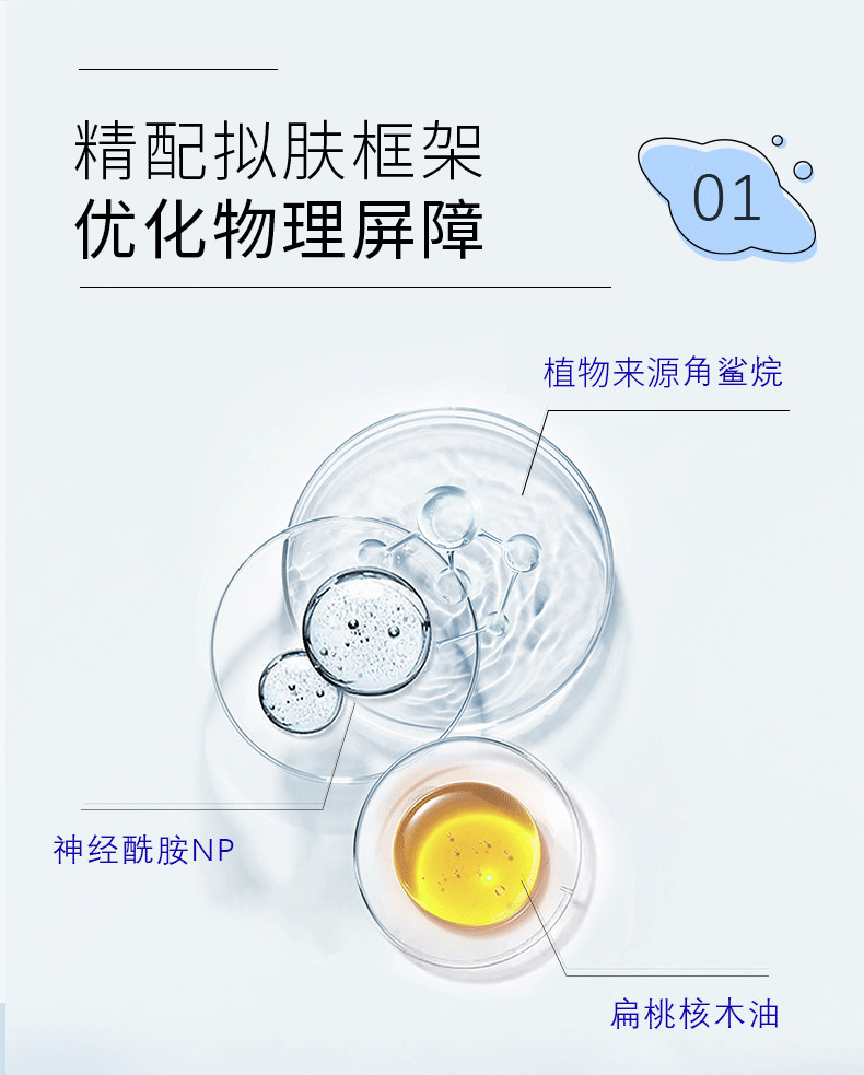 【中国直邮】 成分星球 安肤修护霜 积雪草屏障修护泛红维稳补水保湿滋润国货面霜 50g