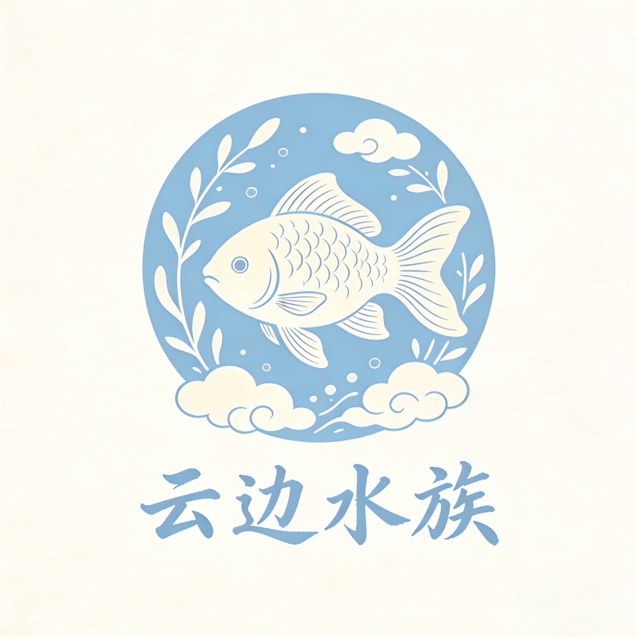 云边水族的LOGO