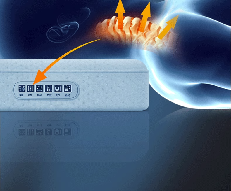 Подушка 法国vormajer颈椎专用枕头护颈椎助睡眠修复富贵包病人加热按摩枕