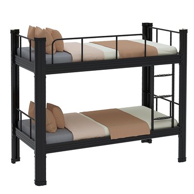 Thickened upper and lower bunk iron frame bed bunk iron bed dormitory high and low iron bed school apartment student staff double bed