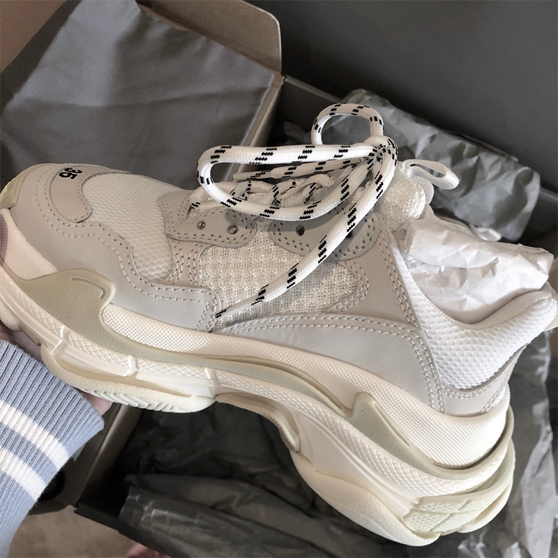 High version Paris Daddy shoes three generations of net red men's and women's shoes summer breathable thick bottom to increase the European station niche trend