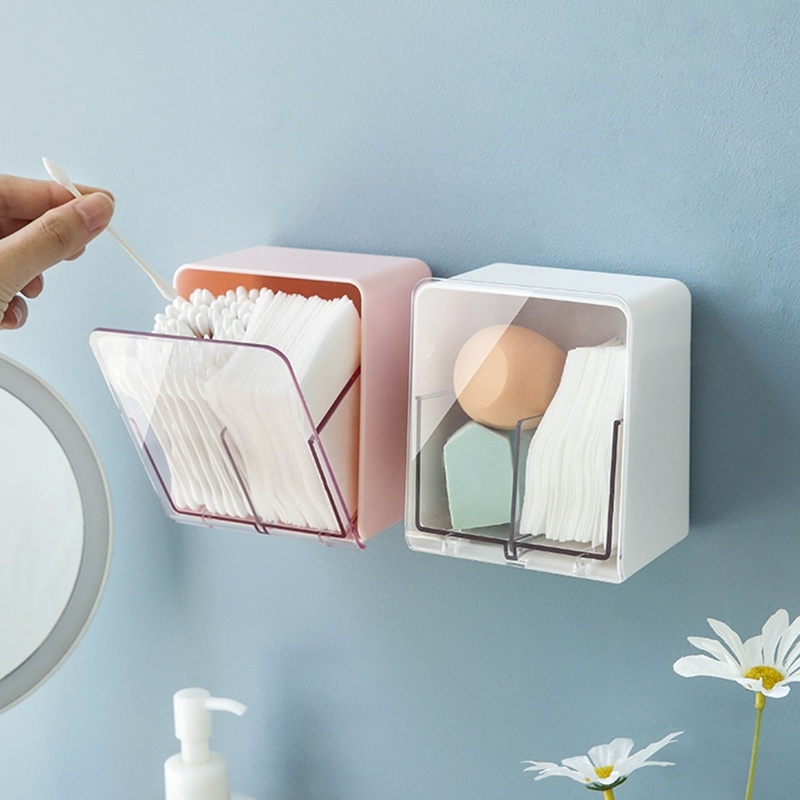 Cotton bar collection box cotton cotton cotton cotton cotton removal cotton wall hanging wall extraction portable desktop transparent