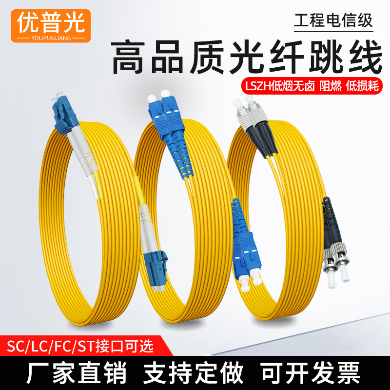 Carrier-grade, high-end fiber optic patch cables: lc-lc single-mode 3m ...