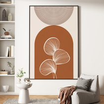 Nordic Light Extravaganza Living-room Decoration Painting Abstract Lines Plant Flowers Entrance of the family Xuanguan hanging paintings Great size Restaurant frescoes