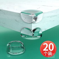 Child Crashworthiness Corner Glass Silicone Gel Free Wrap Corner Transparent Protective Corner Table Corner Protective Sleeve Anti-Knock Head God