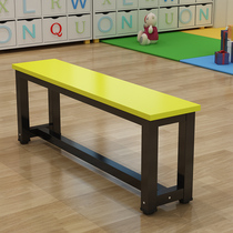 Simple steel wood class table and chairs Single strip stool Casual Stool Reinforcement Chair Rest Casual Strip Stools