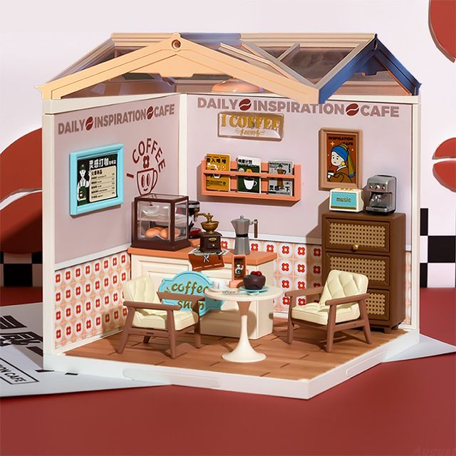 If you come to RoLife Super World DIY hut educational assembly building blocks toys miniature scene female creative gift