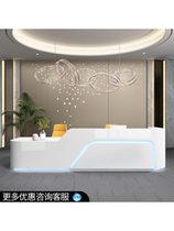 Sales office glass fiber reinforced plastic bar simple modern desk bar customized beauty salon counter cashier ready stock