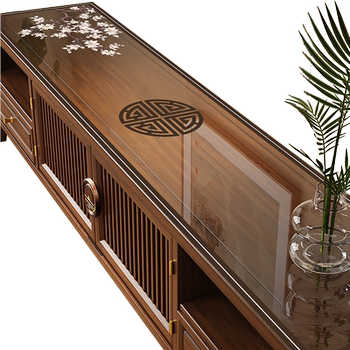 Chinese pvc soft glass tv counter top protective pad