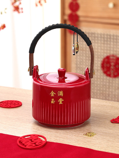 Complete Set of Wedding Supplies for the Bride's Family, Red Wedding Bucket, Dowry for the Bride, Wedding Decorations, Bride's Family's Dowry