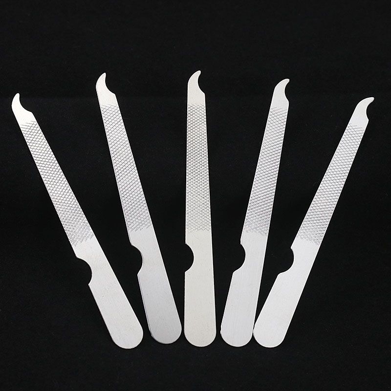 Korean 777 Nail File Curved Hook Nail Trimmer Manicure Polishing Shaping Tool for Smoothing Nail Edges Nail Art Tool