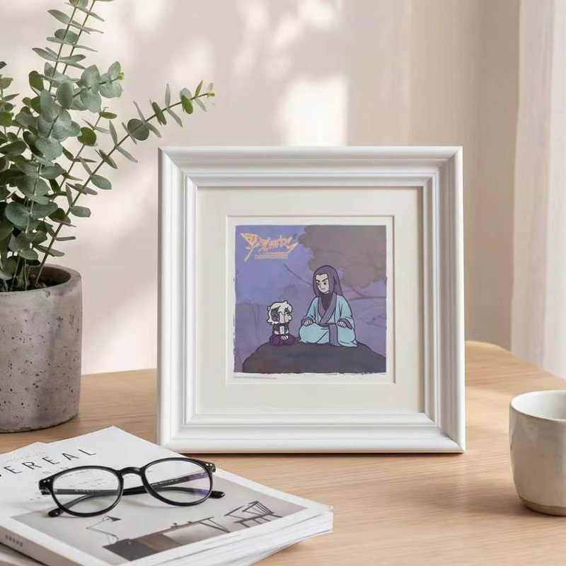 Square Autographed Photo with Anti-Reflection Glass, Anti-Uv, Solid Wood Photo Frame, Custom High-Definition Acid-Free Protection Square Autographed Photo with Anti-Reflection Glass, Anti-Uv, Solid Wood Photo Frame, Custom High-Definition Acid-Free Protection