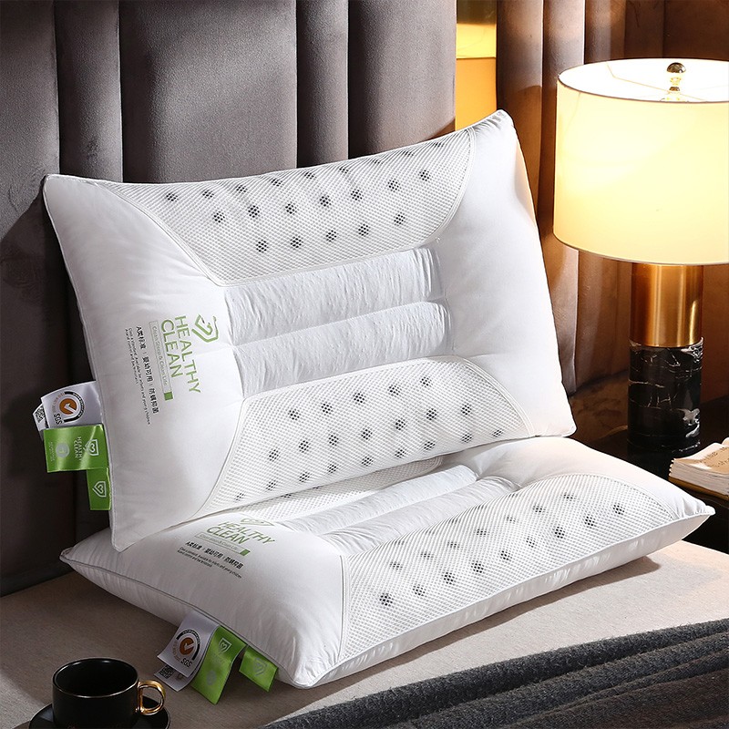 A class cotton pillow core neck pillow to help sleep cotton cassia a pair of household men does not collapse or deform