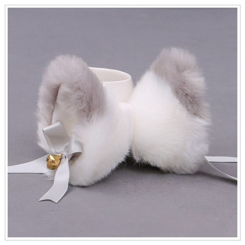 New cosplay head decoration adorable lolita stereo cat ear fox ear detachable long plush hair clip