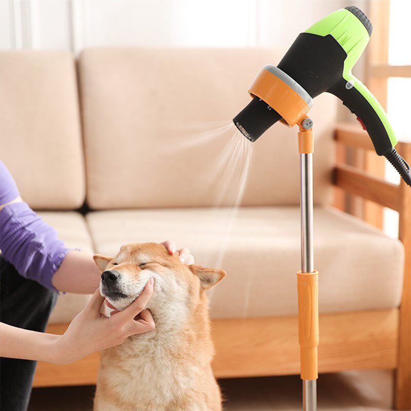 Pet Hair Dryer Bracket Pooch Lafur Air Duct Fixed Bracket Vertical Bath Blowing Cat Blow Dog Shelf Beauty Desk-Taobao