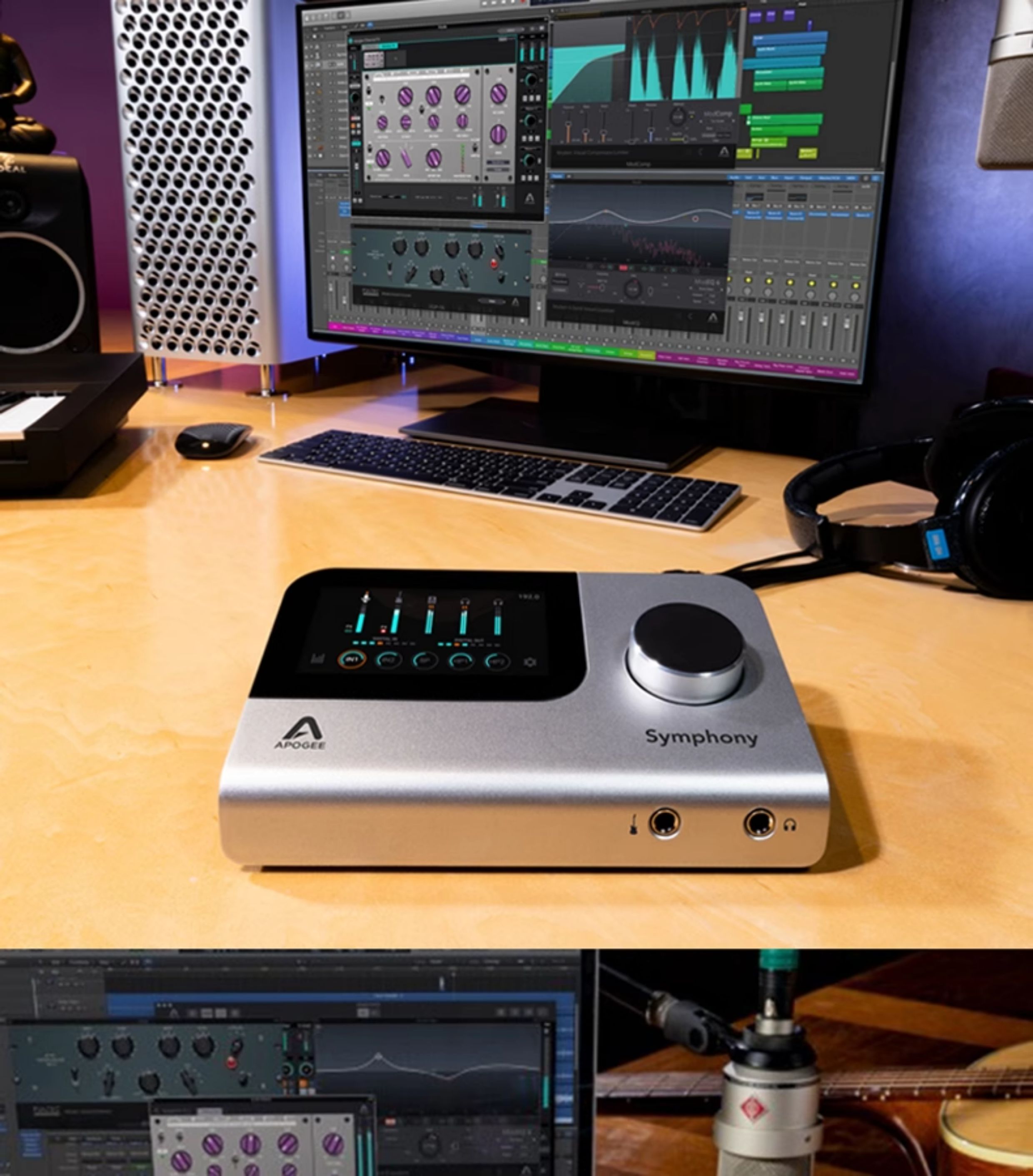 Apogee Symphony Desktop专业录音棚外置声卡插图3 Apogee Symphony Desktop专业录音棚外置声卡插图3