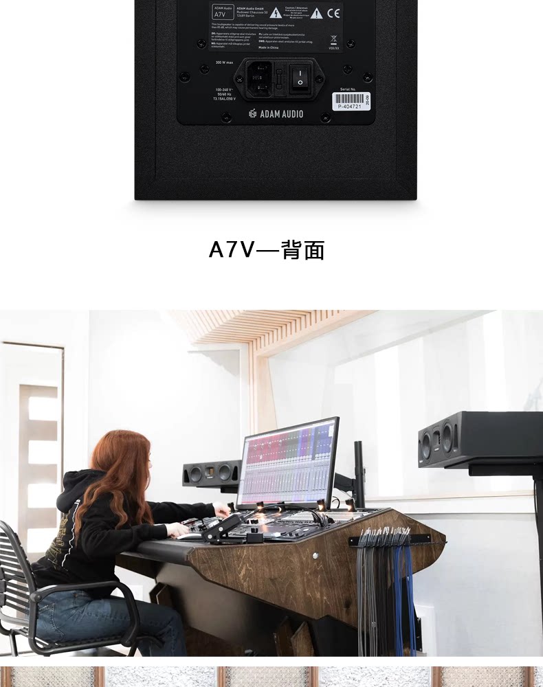 ADAM /爱登姆 A4V A7V桌面音箱插图15