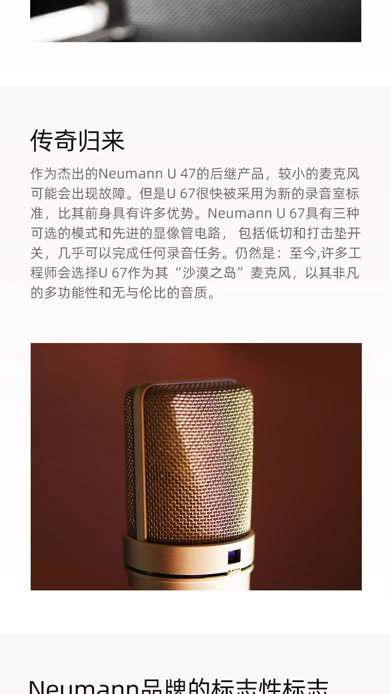 Neumann诺音曼 U67插图3
