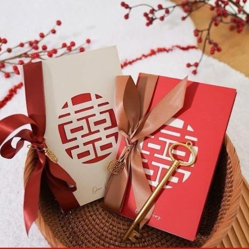 Bride's certificate of marriage swear words swear words Carpenter wedding gift Swear Words Hand card Korean-style Live parent speech Handwritten Card