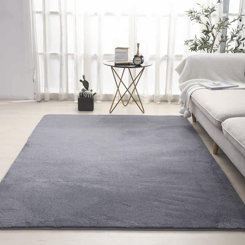 Carpet Bedroom Nordic Living Room Home Room Pure Color Bedside Light Luxury Modern Whole Beds Sofa Custom Tea Table Mat