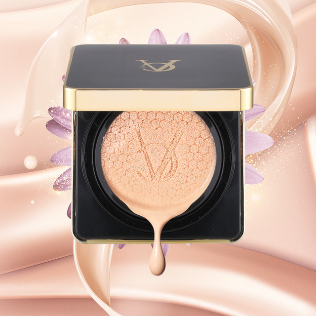 VC fresh lubrication pad BB cream replenishing white concealment isolation toner powder skin care beauty