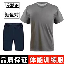 Military training physical fitness suit Chengdu training suit summer training short-sleeved quick-drying running sports round neck T-shirt