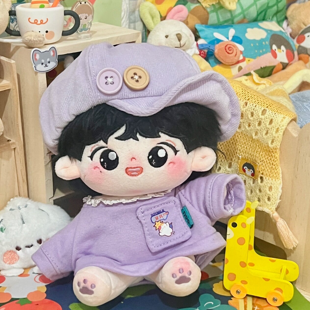 新品TF家族陈奕恒棉花娃娃20cm玩偶公仔玩具，送女生生日礼物的不二选择