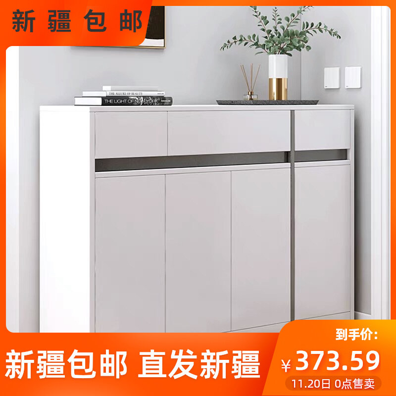 Xinjiang Easy Shoe cabinet Home doorway new 2021 Dormitory Containing Cabinet minimalist space Wood disposal