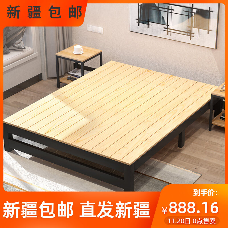 Xinjiang Iron Bed Double Bed 1 8m Modern Simple Iron Bed 1 5 m Single Bed Rack Rack