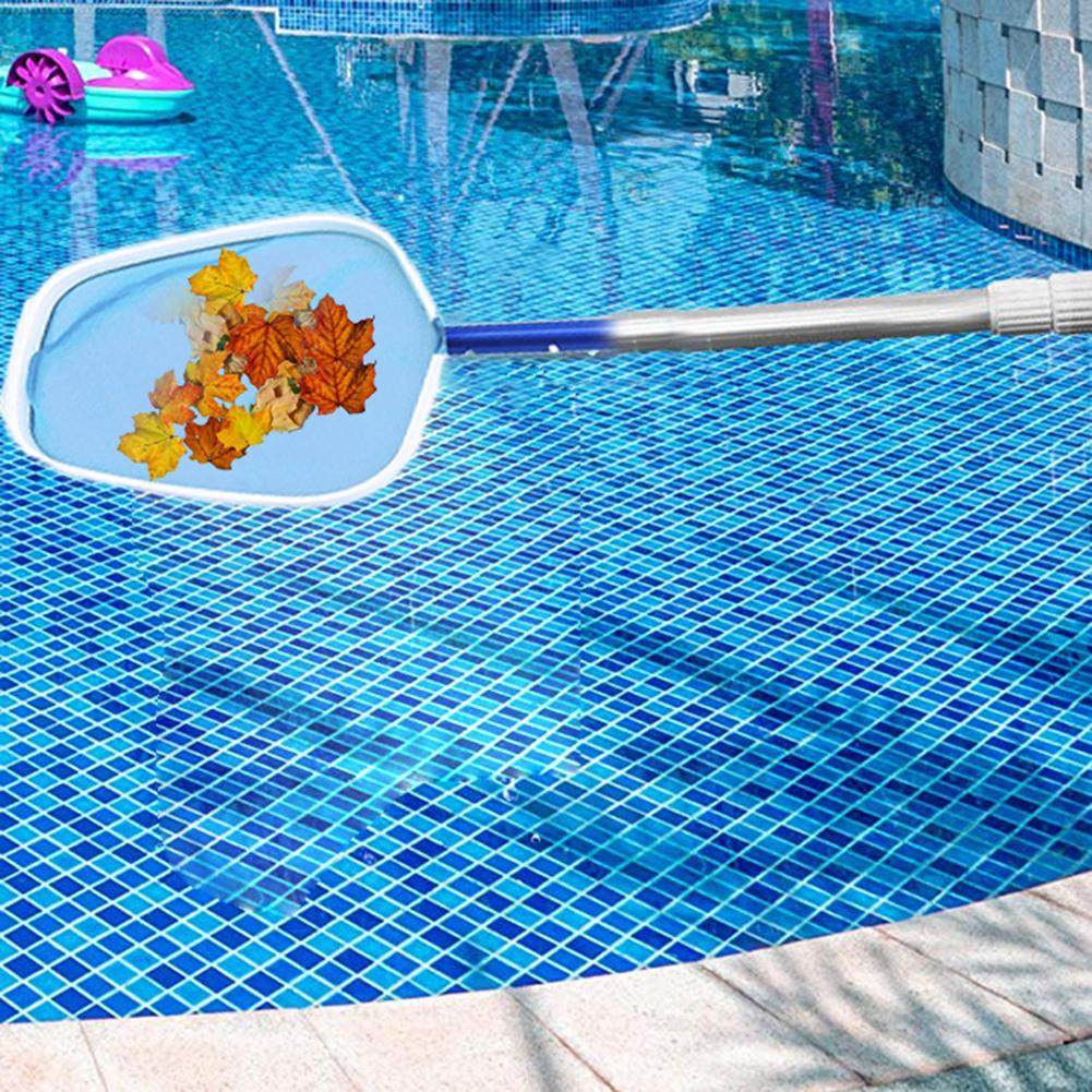 Swimming Pool Skimmer Net Fish Pond Leaf Skimmer Rake Net
