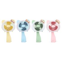 Mini LED light handheld fan USB Rechargeable Portable