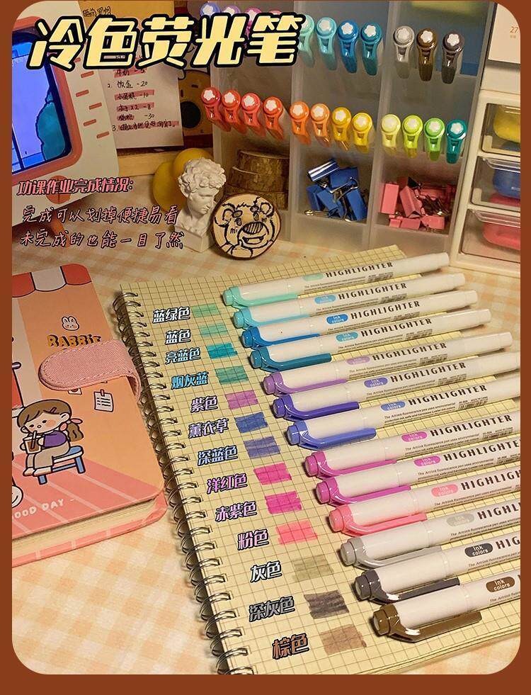 Double-Ended Highlighter 2-Tip Double-Headed Marker - Taobao product photo 6