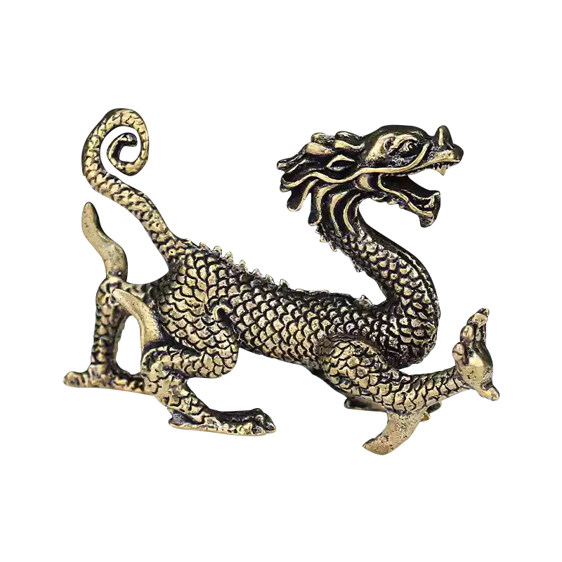 四大神獸擺件青龍白虎朱雀玄武茶寵風水桌面客廳辦公室招財手