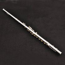 High-end lBa6stet 5-instrument flute BL two - length 58 square flower 1 open and closed hole F with French silver-plated carving