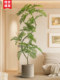 Blue Jacaranda Artificial Flower Living Room Decoration Flower Arrangement Indoor Large Green Plant Potted Plant High-End Artificial Plant Fake Flower Tree