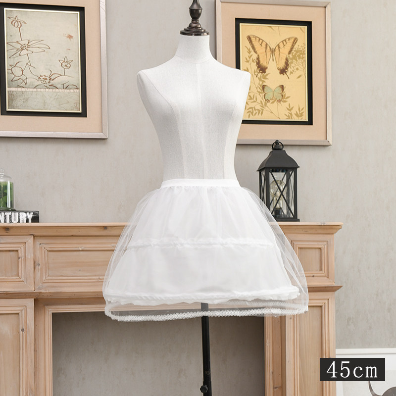 Lolita dress brace Lorita adjustable violent fish bones brace ultra-fluffy short everyday natural half body lining skirt Summer-Taobao