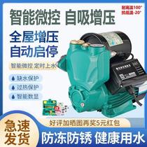 Booster pump household self-priming pump 220V fully automatic mute small water pump tap water pipeline booster pump antifreeze