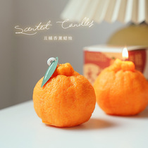 2024 new simulated fruit shape orange candle