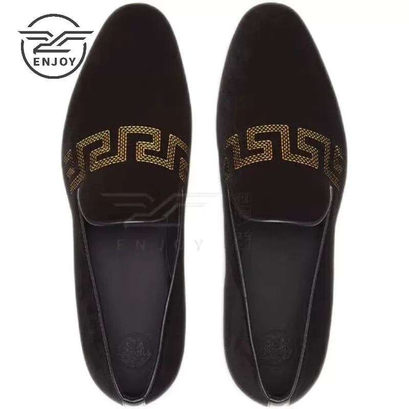 Мужские туфли-дерби Versace/, лоферы, слепоны, повседневная кожаная обувь, греческий узор вставка