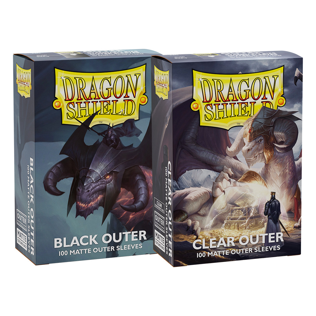 Magic: the gathering card sleeves recommendation | dragon shield outer  sleeves, standard size, transparent matte black,