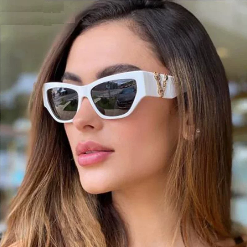 Солнцезащитные очки Cat Eye SUNGLASSSAN FASN FASHION Новый винтаж квадратные очки M M