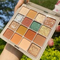 Unicorn Ins eye shadow disc 16 Thunder stars bright sheet Pearlized Earth Color Not Fly Pink First Affordable Students