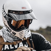 US BellBullitt retro Triumph for men and women Motorcycle Helmet Carbon Fiber Full Armor heygo Black Dog