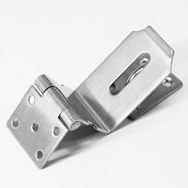 Hesdige stainless steel thickened door lock buckle with padlock anti-theft door buckle bolt hasp 4 inch lock buckle with padlock 4