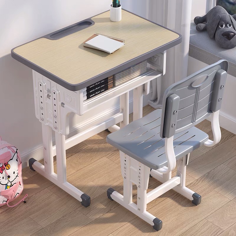 School desks and chairs for middle school students home primary school students study desk desk can lift student training remedial class table